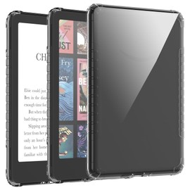 TQQ Case for 7 Inch Kindle Paperwhite (12th Generation - 2024) and Kindle Colorsoft Signature Edition, Ultra Soft, Flexible, Transparent TPU Skin Protective Case for Kindle Paperwhite 2024