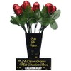 One Dozen Belgian Milk Chocolate Roses in Gift Box