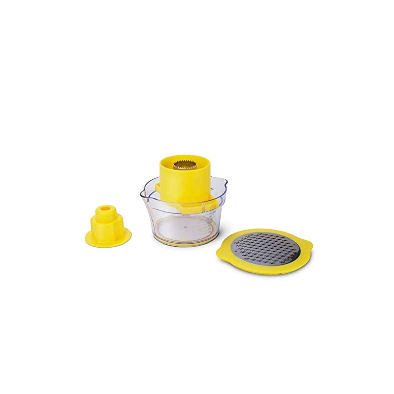 EKO Grater Corn Stripper & Grater Set, Yellow, EK81407