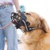 Unbranded Reflect Muzzle Adjustable Dog Mouth Cover Black Size 4/6（Note