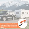 Trailer Brake Away Cable, 6ft High Rebound Spring Emergency Safety
