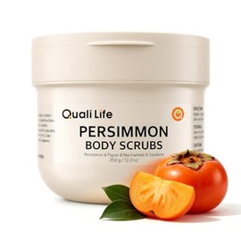Exfoliante corporal de caqui para personas mayores, exfoliante suave de limpieza profunda, piel suave, jabón desodorante natural para eliminar olores 