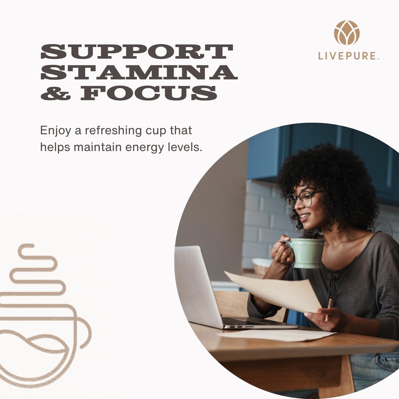 PureCafé Latte Blend with Cordyceps & Premium Ingredients | Instant
