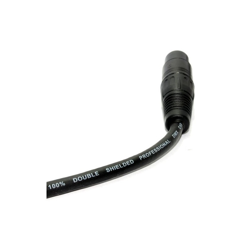 kenable Pulse DMX Spiral Shielded Insulated 5-Pin Male to Female