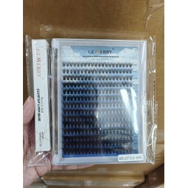 GEMERRY Mixed Lash Extension Kit - Long Cluster Lashes With Bond and Seal for DIY Eyelash Extensions at Home (40D-D, Mix 8-16)
