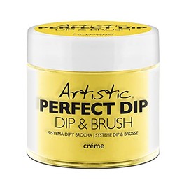 Artistic Nail Design "Chasing Rays" - Yellow Crème Dip Powder, 23 g | 0.8 Oz