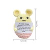 sinirttou Lucky Charm Pocket Hug Mouse, Small Cuddly Toy Lucky