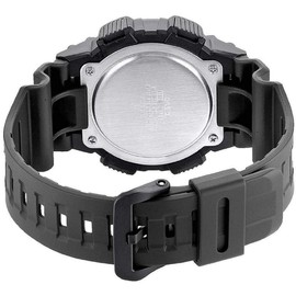 Casio W-735H-1BVEF Men's Black Vibration Alarm Watch, Black, Modern