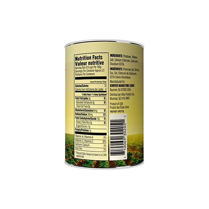 Gefen Sliced Potatoes 15 Oz (4 Pack) Ready To Eat!