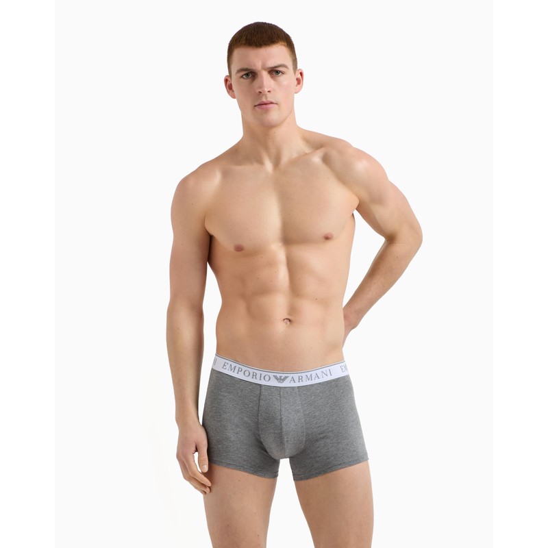 EMPORIO ARMANI Man Endurance 2-Pack Trunk Grey M