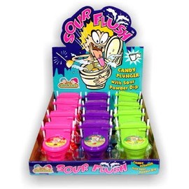 Sour Flush Lollipop Plunger Lollipop