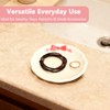 YAFIYGI Bow Jewelry Holder Ceramic Pink Dish Cute Coquette Small