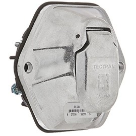 Tectran 670-7200 7 Way Socket (with Circuit Breaker, Split Pin, No Breaker)