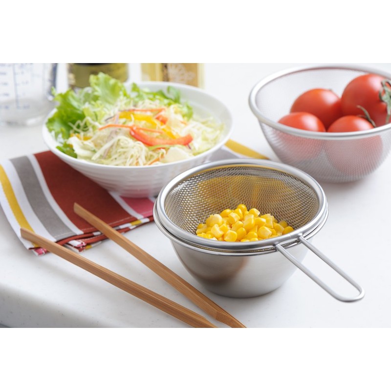 Yoshikawa SJ1391 Bowl, Silver, 5.5 inches (14 cm), Graduated, Fits