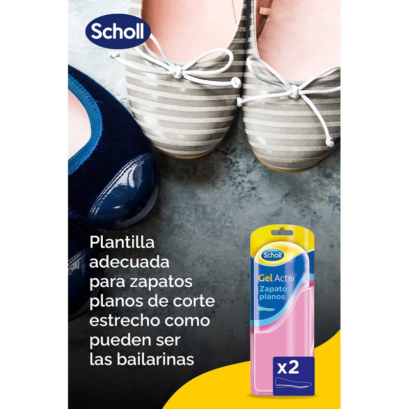 Scholl Gel Activ Solette Donna per Scarpe Basse e Ballerine,