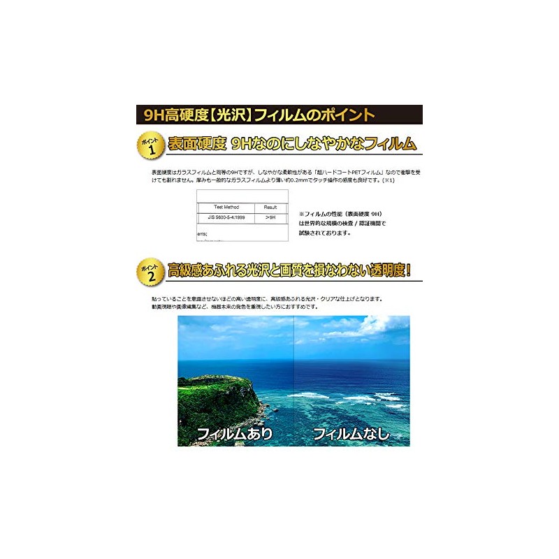 PDA Workshop POCKETALK S 9H High Hardness Glossy Protective Film,