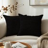 Encasa XO Fine Chenille Throw Pillow Covers 2 pcs Set
