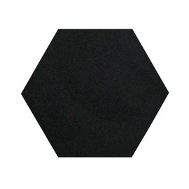 Ambiant Saturn Collection Pet Friendly Area Rugs Black - 3' Hexagon, Indoor, Stain Resistant, Perfect for Living Room, Bedroom, Dining Room, Entryway, Doorway, Pet & Kids Friendly Rug, Wedding