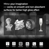Pagather 3Pcs Chrome Paint Markers, Silver Permanent Mirror Liquid Chrome