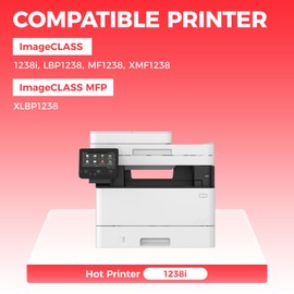 T08 T08L Black High Capacity Toner Cartridge 1-Pack with chip Replacement for Canon T08 T08L 3010C005AA Toner Compatible for ImageCLASS 1238i LBP1238 MF1238 XMF1238 MFP XLBP1238 Printer Ink All-in-One