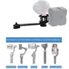 Triple Cold Shoe Mount, Gimbal Microphone Light Extension Bar Bracket