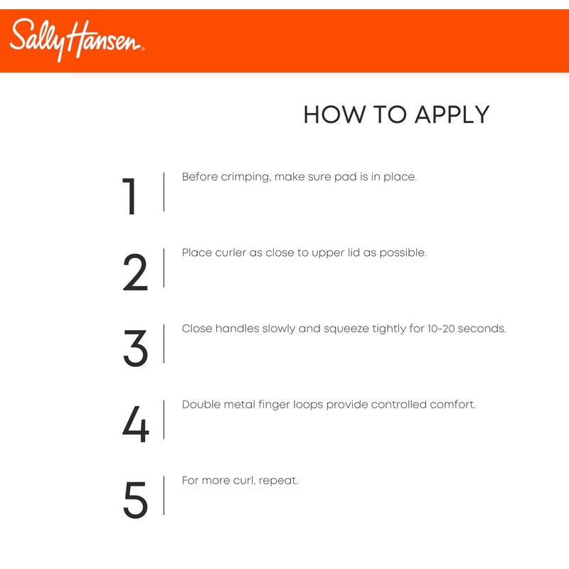 Sally Hansen Beauty Tools sexy curls Deluxe Metal Eyelash Curler