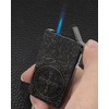 St. Benedict Metal Lighter, Refillable Torch Butane Windproof Lighter with