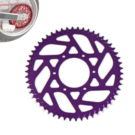 Woodniu Racein 520-54T Sprocket for Surron, 7075 Aluminum Alloy 520-100 Chain Rear Sprocket for Surron Ultra Bee Electric Dirt Bike Parts Motorbike Accessories (Purple)