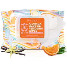 Pacifica Toallitas Desmaquillantes de Ácido Glicólico - 30 Unidades, Aloe y Agua de Coco
