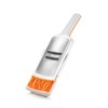 Tescoma Handy X-Sharp Reibe, Edelstahl, Weiß/Orange, 9.5 x 29.5 cm