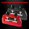 1/4" Heavy Duty Dual Studs Battery Junction Post Terminal Kit,