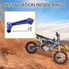 GOOFIT Blue 2" Folding Gear Shifter Lever Replacement for MX6