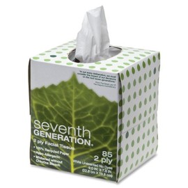Seventh Generation Chlorine-Free Facial Tissue 85 Sh (Pack of 6)