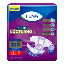 Tena Pañales Para Adulto Tena Slip Nocturno Talla M X8 Piezas