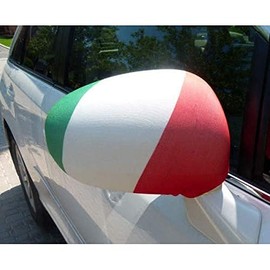 AZ FLAG Italy Car Mirror Flag 6'' x 4'' - Italian Car Mirror Flags - 2 Pieces