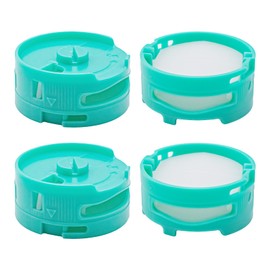 Odor-Neutralizer Cartridge Compatible with Shark ZU102 LA702 AZ3002 AZ4002 AZ3000 HZ3000 HZ3002 IZ862H IZ562H Stratos Upright Vacuum, HP152 HP301 HP302 Air Purifier, Stick Filter Replacement,4Pack