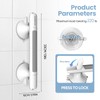 LORESJOY Bath Handle Bars, Max 120 kg Removable Shower Handle,