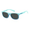 Polaroid Unisex Sunglasses, 2x6/M9 Teal Turquoi