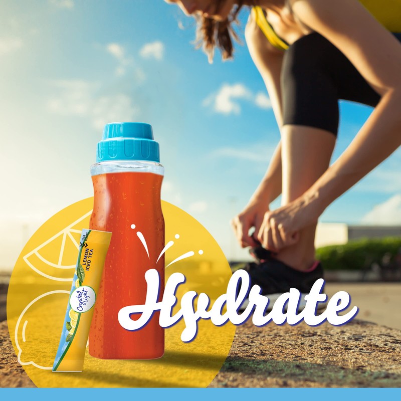 Crystal Light Lemon Iced Tea Naturally Flavored with other natural