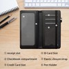 Rossy Checkbook Cover PU Leather Slim Check Book Holder Covers