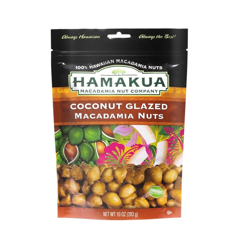 Hamakua Macadamia Nuts - Sweet Glazed Coconut - Hawaiian Grown