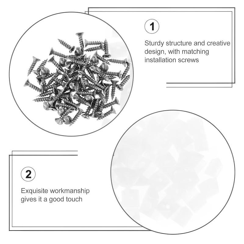 Pack of 40 Back Panel Screws, Plastic Back Panel Connectors,