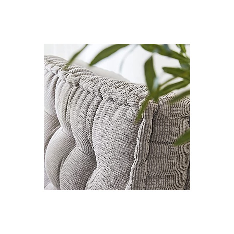 DormCo Rainha - Ultra Thick Tufted Floor Pillow - Gray