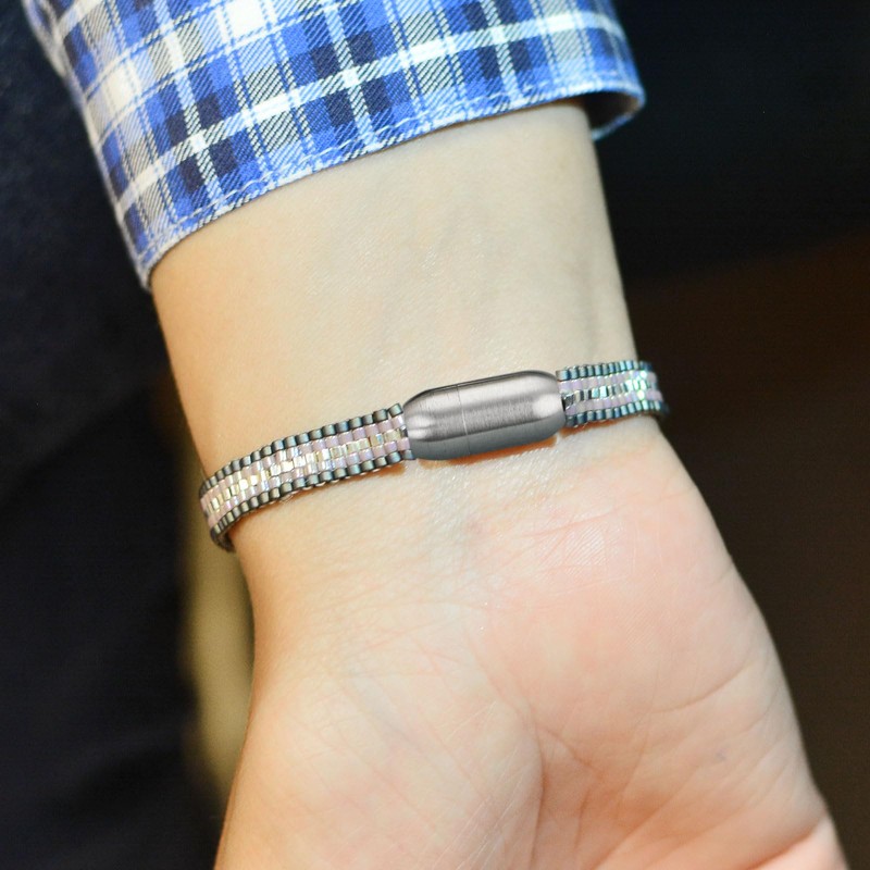 Sourcing Map Leather Cord End Clasp, 2Pcs 3mm Hole Stainless