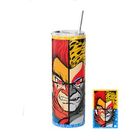 Termo skinny de 20 oz, el regalo perfecto para los amantes de Thundercats
