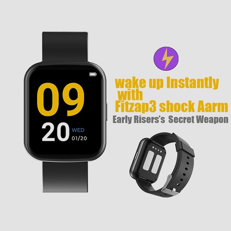 Electric Shock Alarm Clock for Heavy Sleepers | Wearable Silent