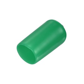 QUARKZMAN Pack of 20 Rubber Caps 12 mm ID Sealing Cap Chair Leg Caps Protective Caps Vinyl Caps Rubber End Caps Screw Protection Cover Screw Thread Dark Green