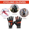 WESTWOOD FOX Guantes de ciclismo para hombres y mujeres, dedo