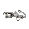 2Pcs Marine Swivel Snap Shackle， 316 Stainless Steel Quick Release