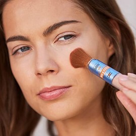 ISDIN Fotoprotector Uv Mineral Brush Spf 50+, Protector Solar Facial De Uso Diario On The Go, Activos Antipolucion, Matificante, Acabado Invisible, 2 